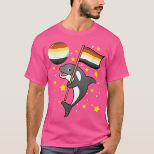 Orca i Pridet Rymdgummi T Shirt