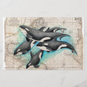 Orca Karta Atlas Brevpapper