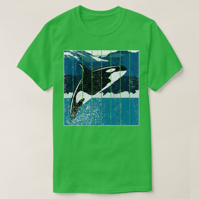 Orca Killer Whale 11 T Shirt (Design framsida)
