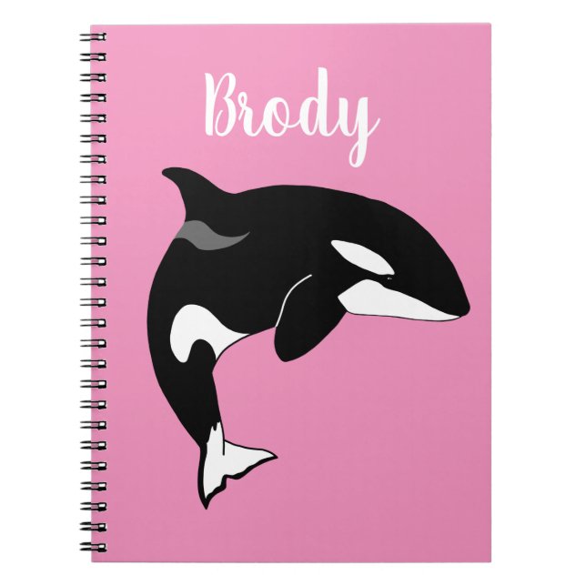 Orca Killer Whale Anteckningsbok (Framsidan)