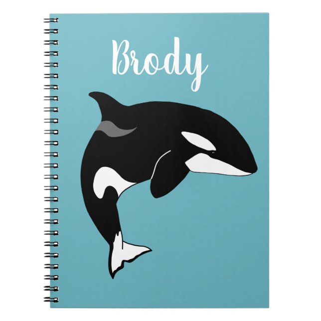 Orca Killer Whale Anteckningsbok (Framsidan)
