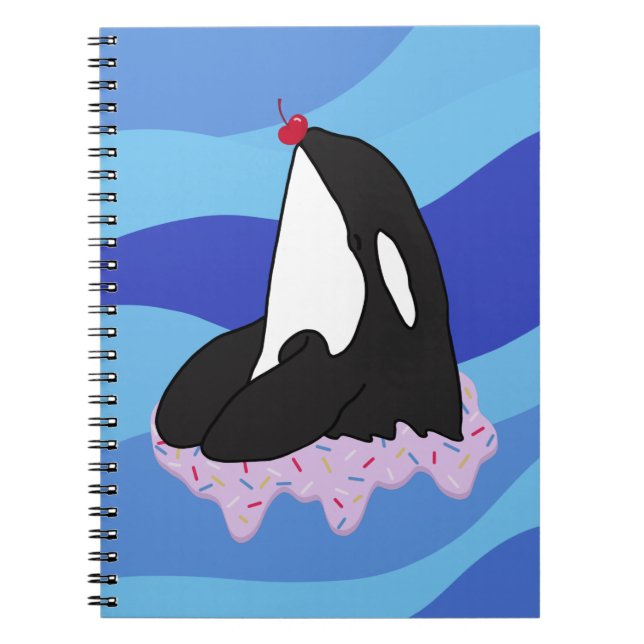 Orca Killer Whale Anteckningsbok (Framsidan)