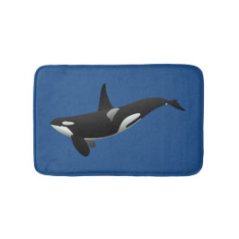 Orca Killer Whale Bath Mat Badrumsmatta