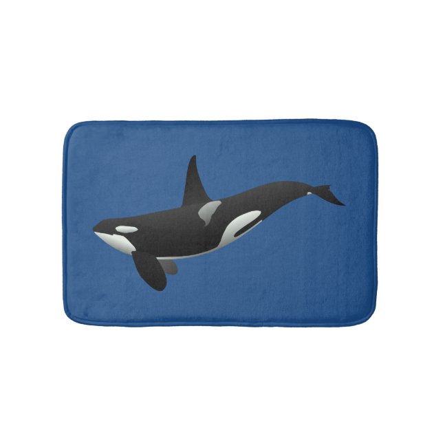Orca Killer Whale Bath Mat Badrumsmatta (Framsidan)