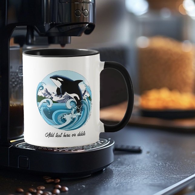 Orca Killer Whale Blue Ocean Mugg (Skapare uppladdad)