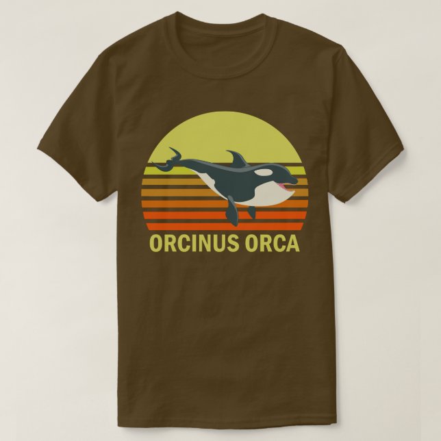 Orca Killer Whale Dolphin Marine Science Biolog T Shirt (Design framsida)