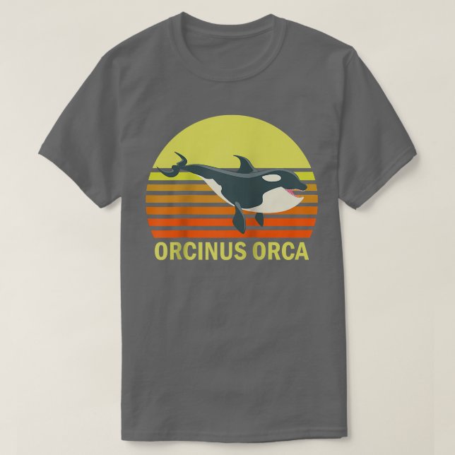 Orca Killer Whale Dolphin Marine Science Biolog T Shirt (Design framsida)