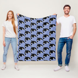 Orca Killer Whale Fleecefilt