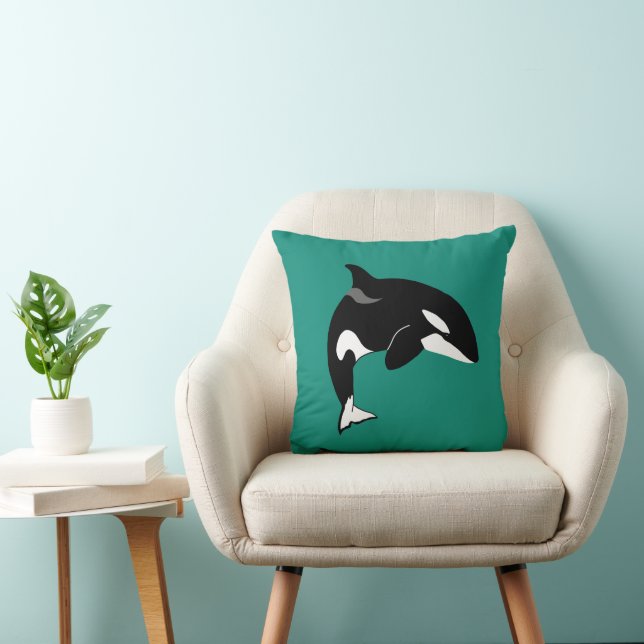 Orca Killer Whale Gifts Kudde (Stol)