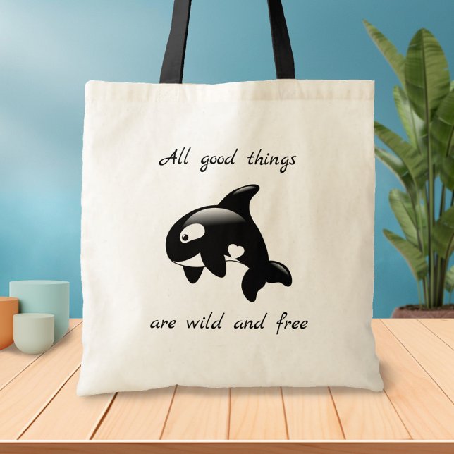 Orca Killer Whale-inspirationsoffert Tygkasse (Skapare uppladdad)