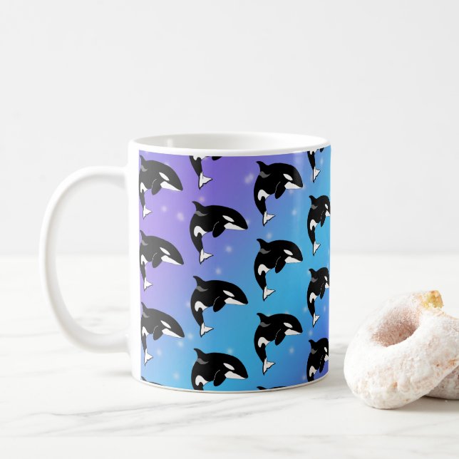 Orca Killer Whale Kaffemugg (Med munk)