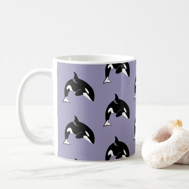 Orca Killer Whale Kaffemugg (Med munk)