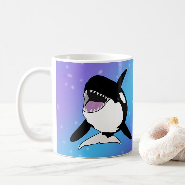 Orca Killer Whale Kaffemugg (Med munk)