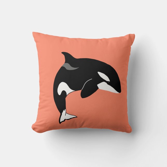 Orca Killer Whale Kudde (Framsida)