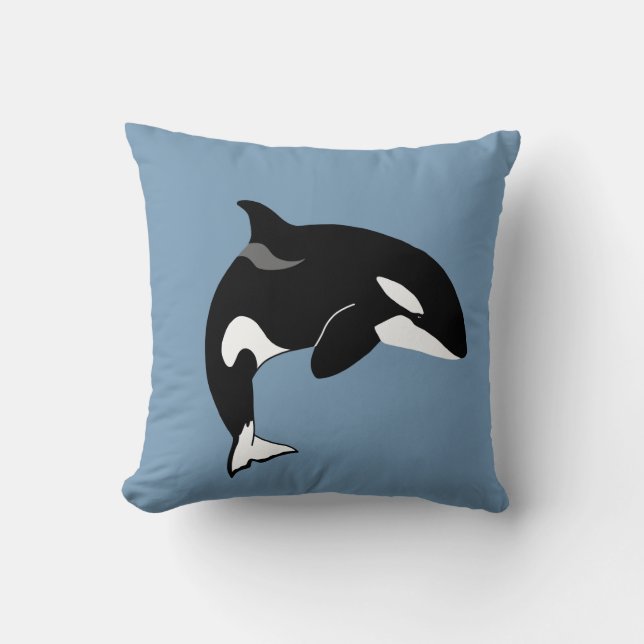 Orca Killer Whale  Kudde (Framsida)