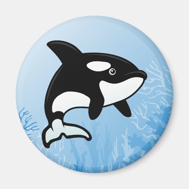Orca / Killer Whale Magnet (Framsidan)