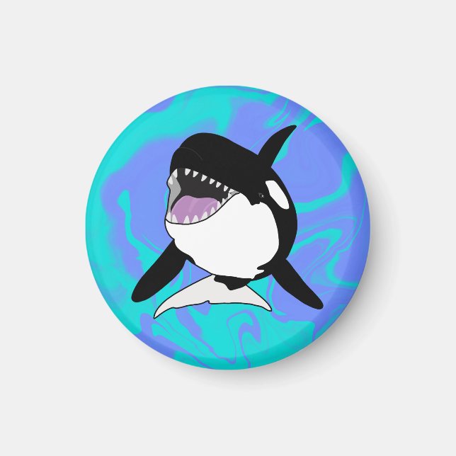 Orca Killer Whale Magnet (Framsidan)