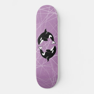 Orca Killer Whale Mini Skateboard Bräda 18,5 Cm