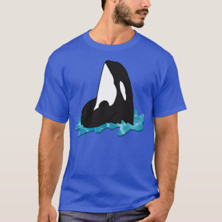 Orca Killer Whale Mönster blue T Shirt
