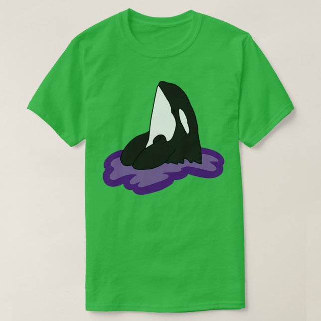 Orca Killer Whale Mönster T Shirt (Design framsida)