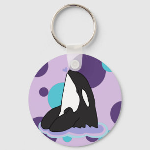 Orca Killer Whale Nyckelring