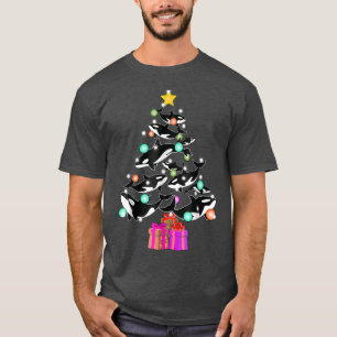 Orca Killer Whale och Julgran Orca Whales T Shirt