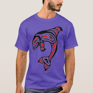 Orca Killer Whale Pacific Northwest Native T Shirt
