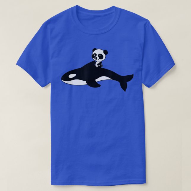 Orca Killer Whale Panda Bear Baby Gift T Shirt (Design framsida)
