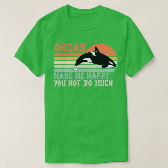 Orca Killer Whale Say Funny 1 T Shirt (Design framsida)