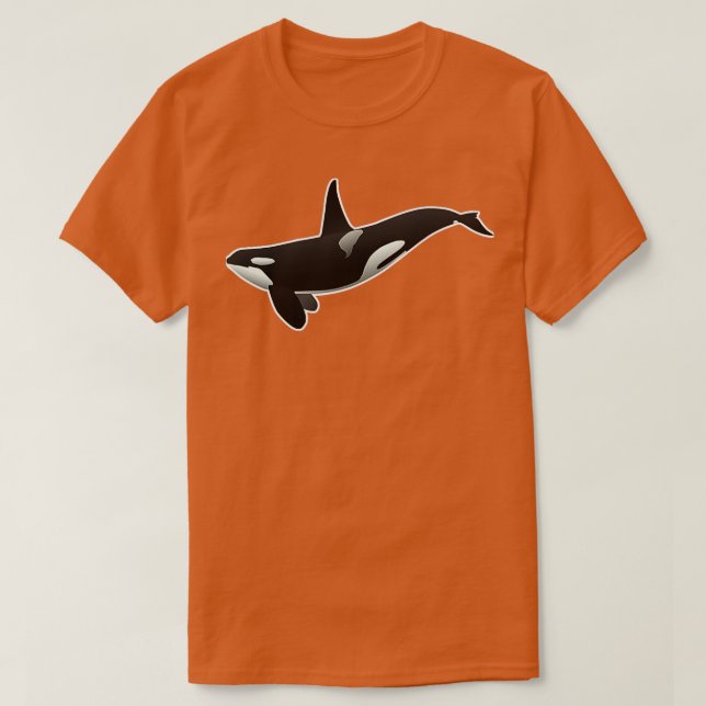 Orca Killer Whale Sea Panda Spara De 2 T Shirt (Design framsida)