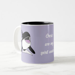 Orca Killer Whale Spirit Animal Två-Tonad Mugg