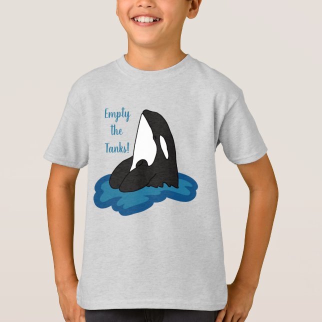 Orca Killer Whale T-Shirt (Framsida)