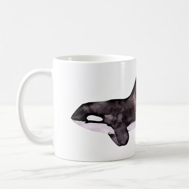 Orca Killer Whale vattencolor Mugg (Vänster)