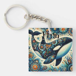 Orca Killer Whale Whimsical Nautical Personlig