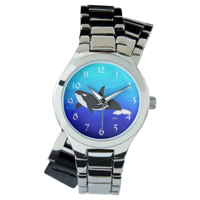Orca - Kvinnofigurationen runt klockan 12.00 Armbandsur (Framsida)