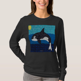 Orca (livlig) - Damtröja med långa ärmar T Shirt
