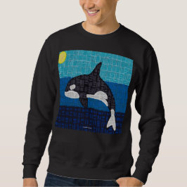 Orca (livlig) - Herrarnas sweatshirt