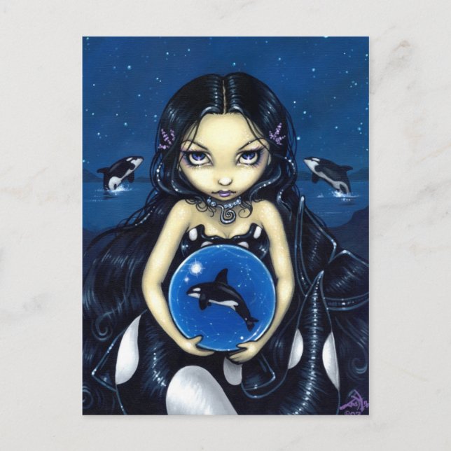 "Orca Magic" vykort (Framsida)