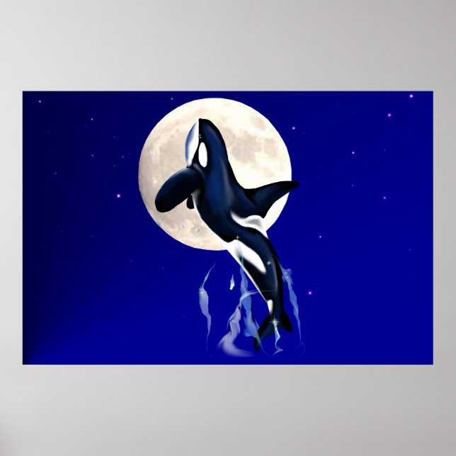 Orca Måne Poster (Framsidan)