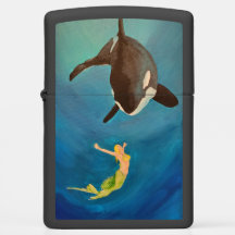 Orca med Sjöjungfru