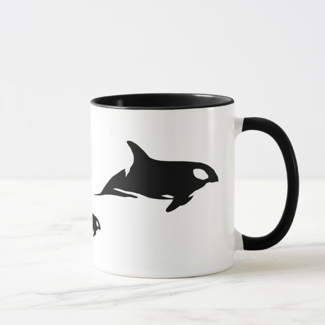Orca Mor och två kalvar Mugg (Höger)