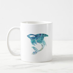Orca Ocean Vågar Tatto Kaffemugg