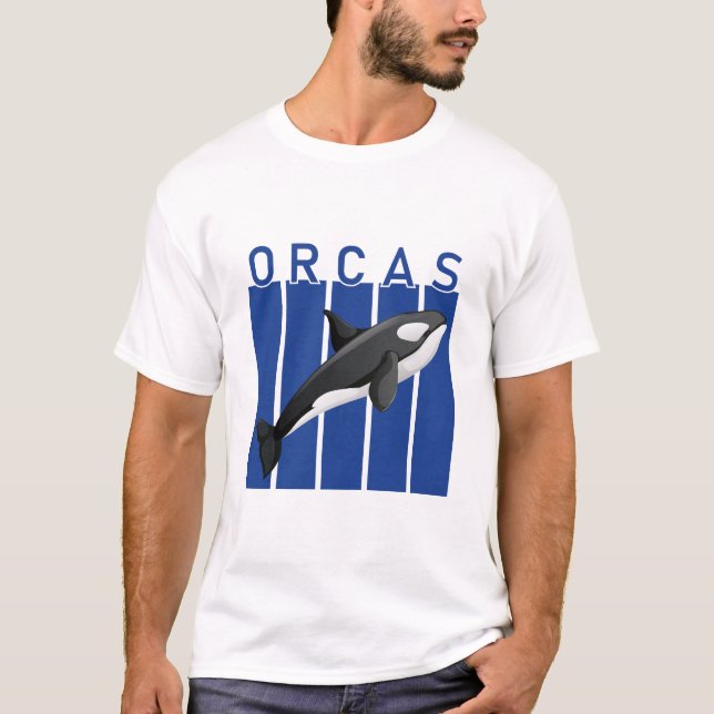 Orca - Oceanen Älskare orcas T Shirt (Framsida)