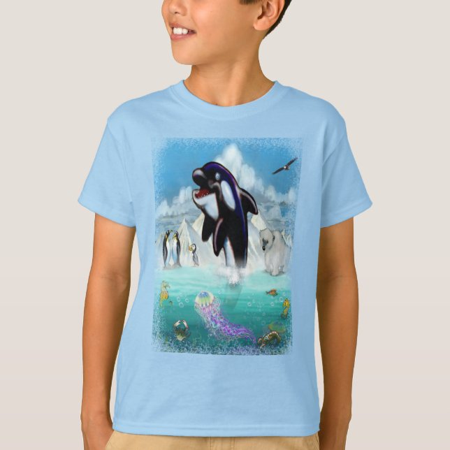 Orca och Vänner T Shirt (Framsida)