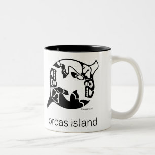 Orca - Orcasö - Tao Yin Yang - späckhuggare Två-Tonad Mugg