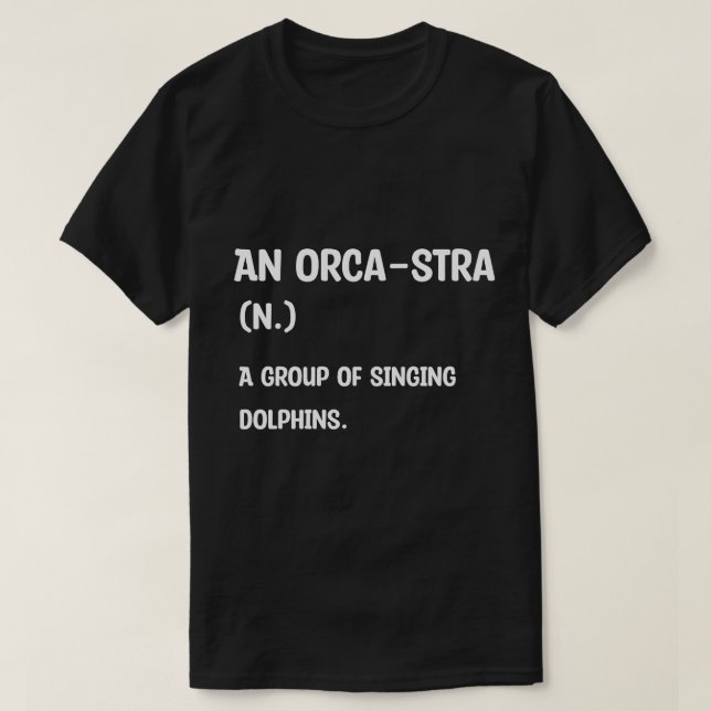 Orca Orchestra Orca-stra T Shirt (Design framsida)