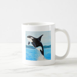 Orca Painting Kaffemugg