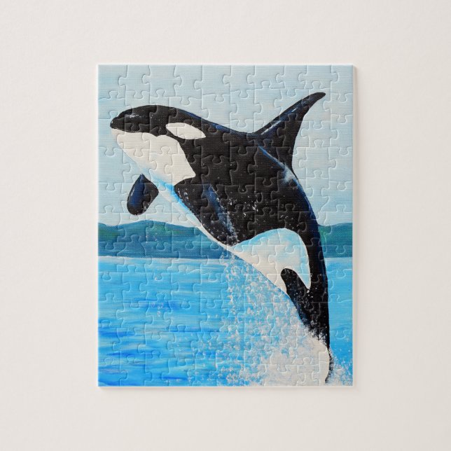 Orca Painting Pussel (Vertikal)