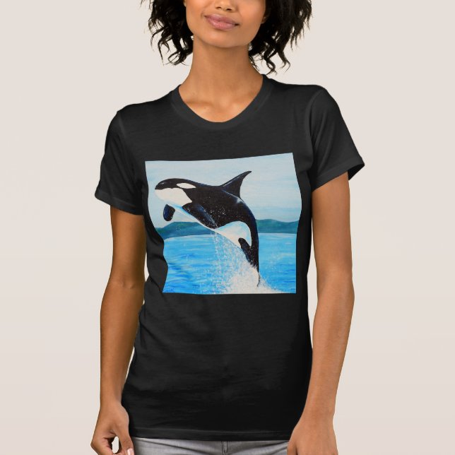 Orca Painting Tee Shirt (Framsida)