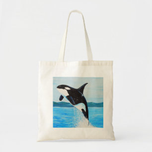 Orca Painting Tygkasse